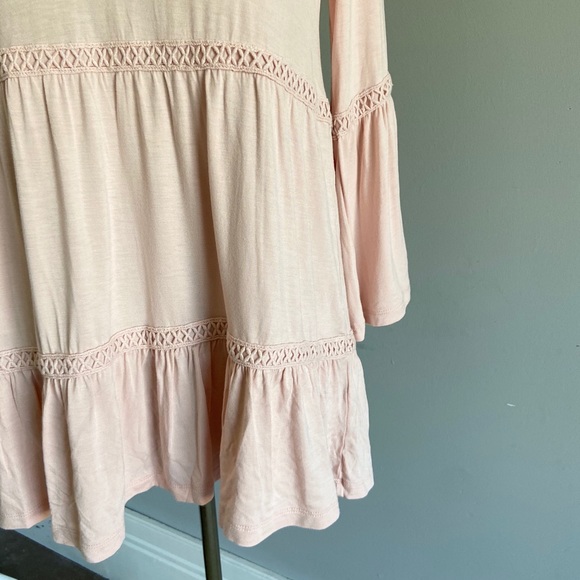 Cupio baby pink tiered blouse - Picture 7 of 12
